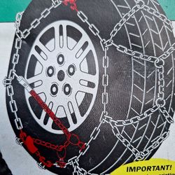 #2318 Diamond Style Snow Chains Tire Chains  NEW/UNUSED