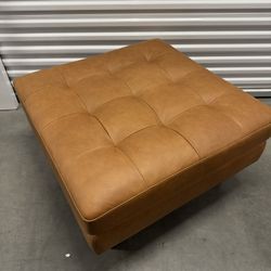 Leather Ottoman
