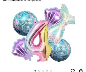 Mermaid Kit Foil Balloons #4 