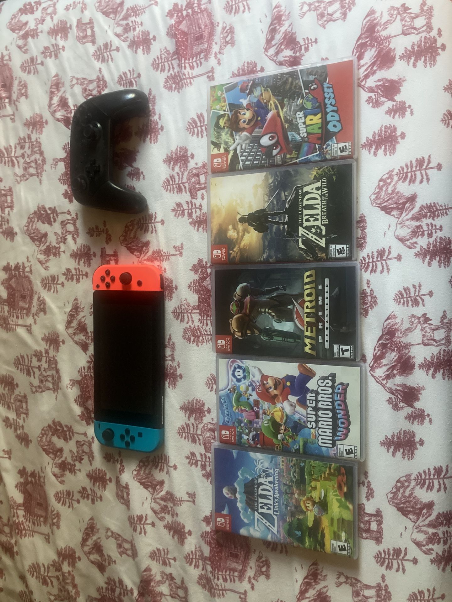 Nintendo Switch With Pro Controller