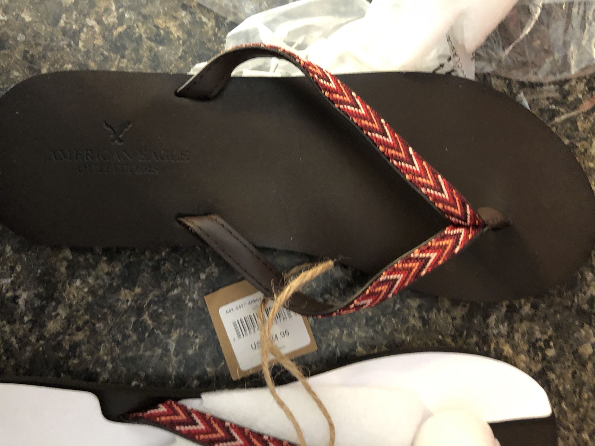 New American Eagle Flip Flops 