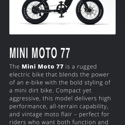 Mini Moto 77