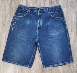Mens Y2K Sean John baggy Wide leg shorts size 36.