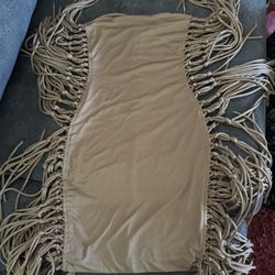 Fringe Tie Dress