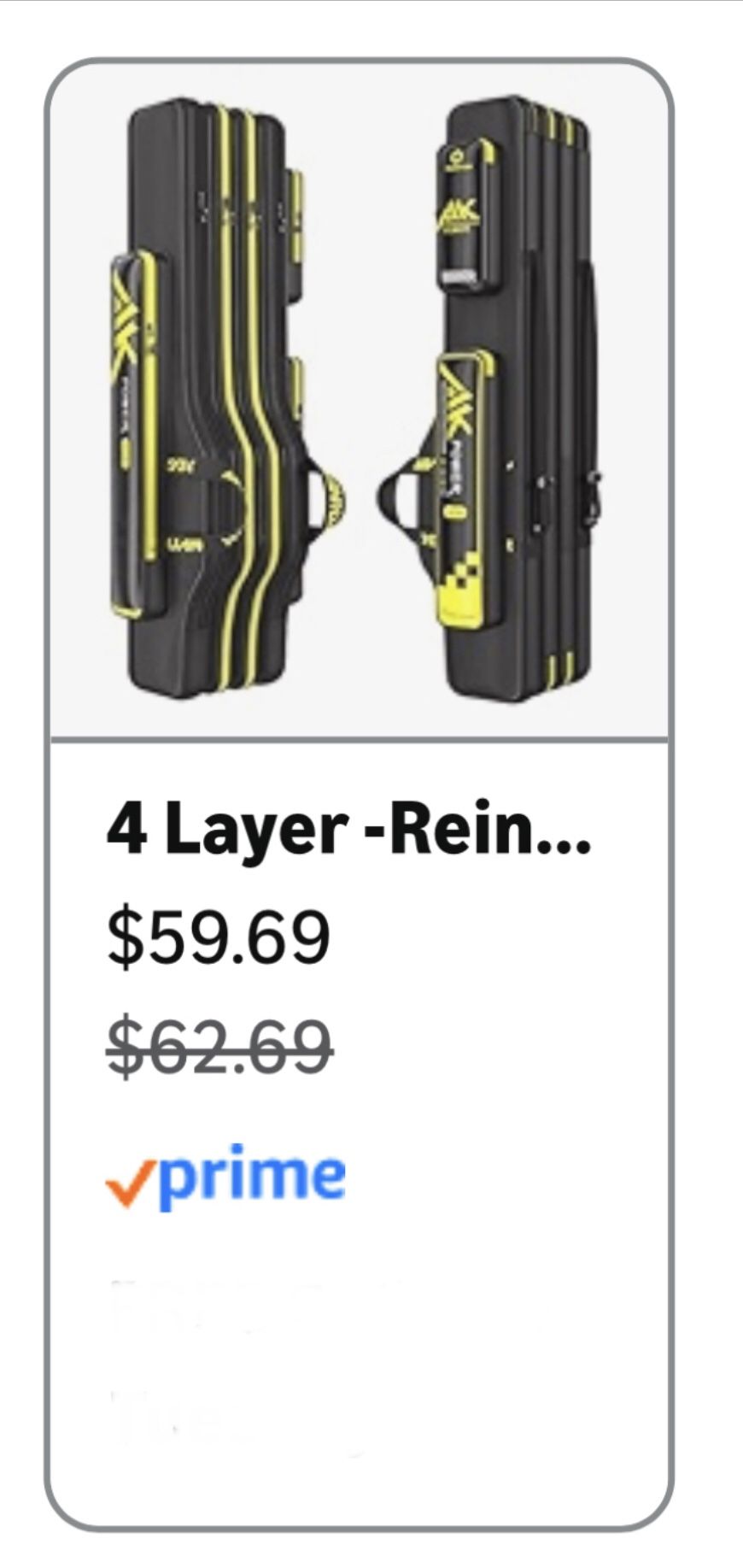 Fishing Rod Case Triple-Layer 1680D