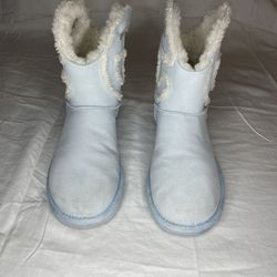 Telfar x UGG Blue Boots Size 7 LIMITED EDITION