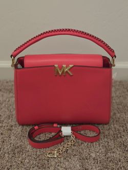 Michael Kors MK Leather Satchel Handbag