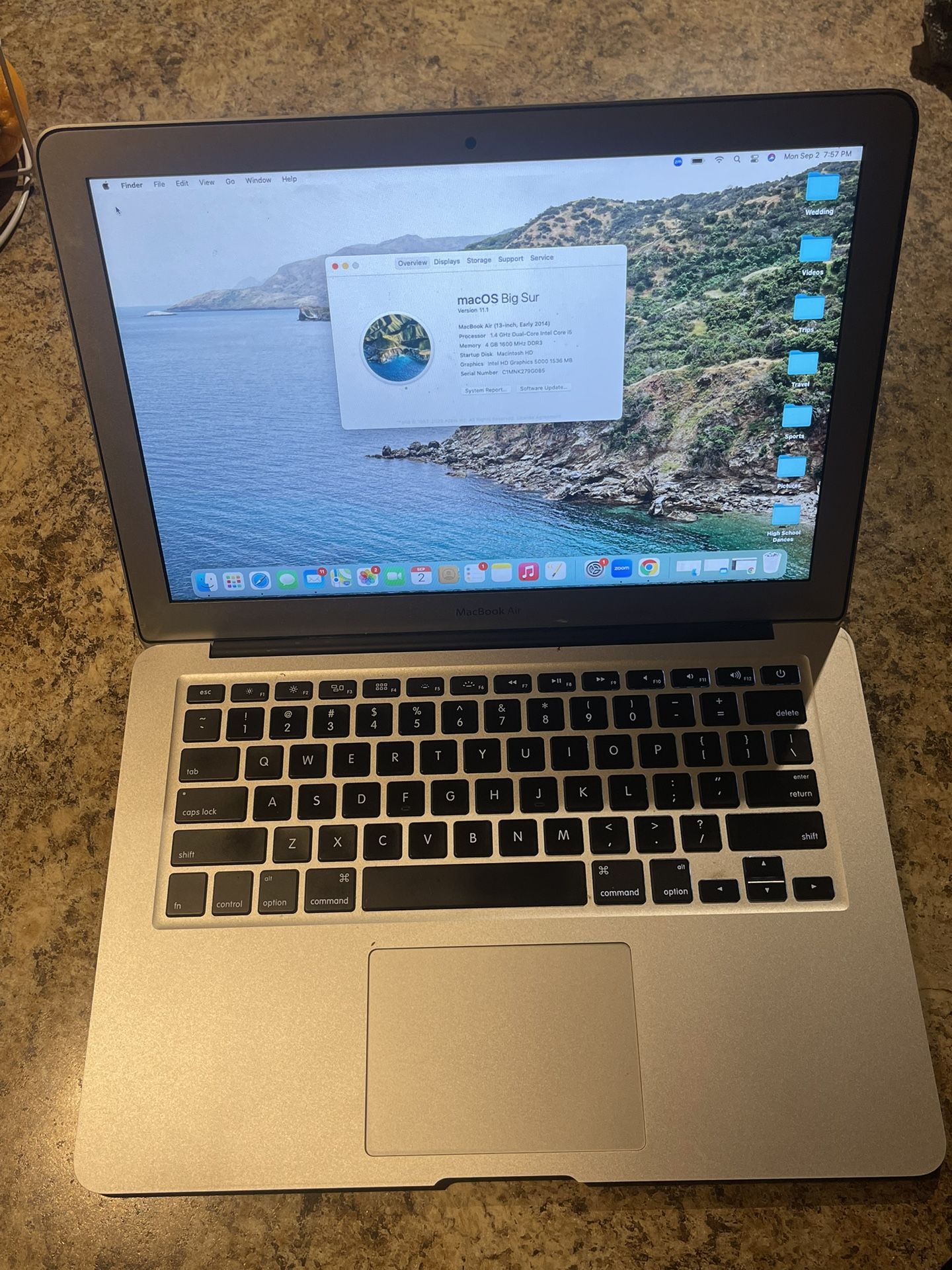 2014 MacBook Air 13inch (Silver)