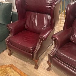 Leather Chair One against two