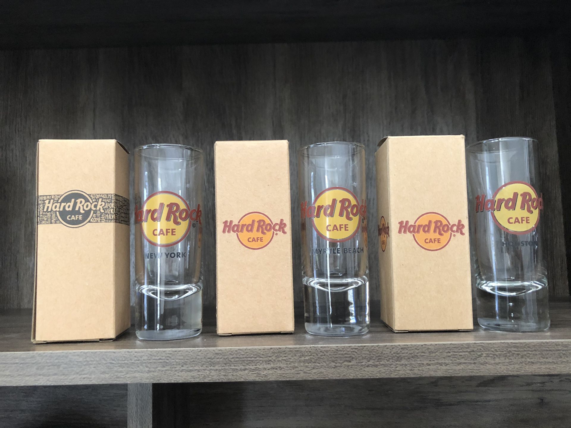 Collection of Hard Rock Cafe Glassware