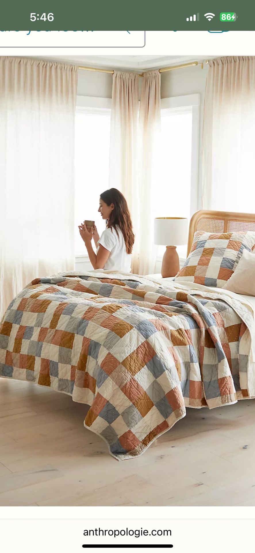 Coyuchi Ashbury Organic Quilt