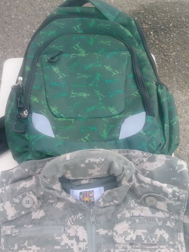 Jr G.I. Vest And Backpack