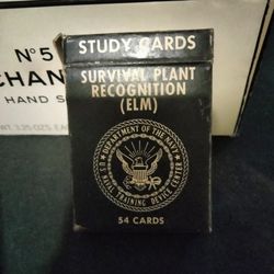 Vintage Navy Survival Cards