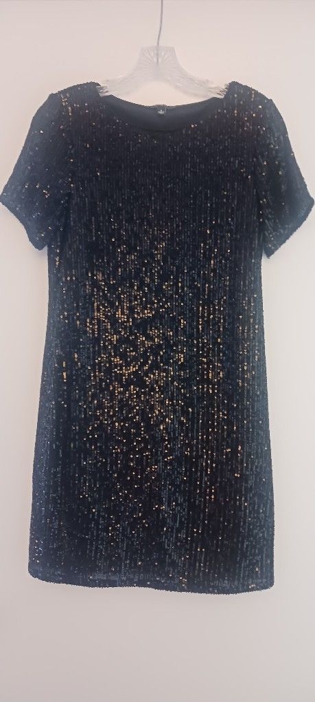 Black Sequined Dress!
