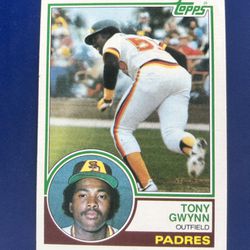 1983 Topps Tony Gwynn Rookie Baseball Card 