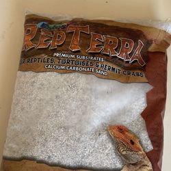New Bag 5lbs Reptile Sand - White 