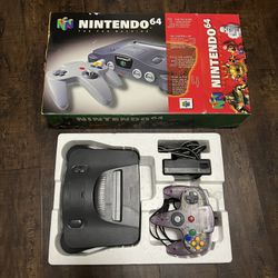 Nintendo 64 With Box