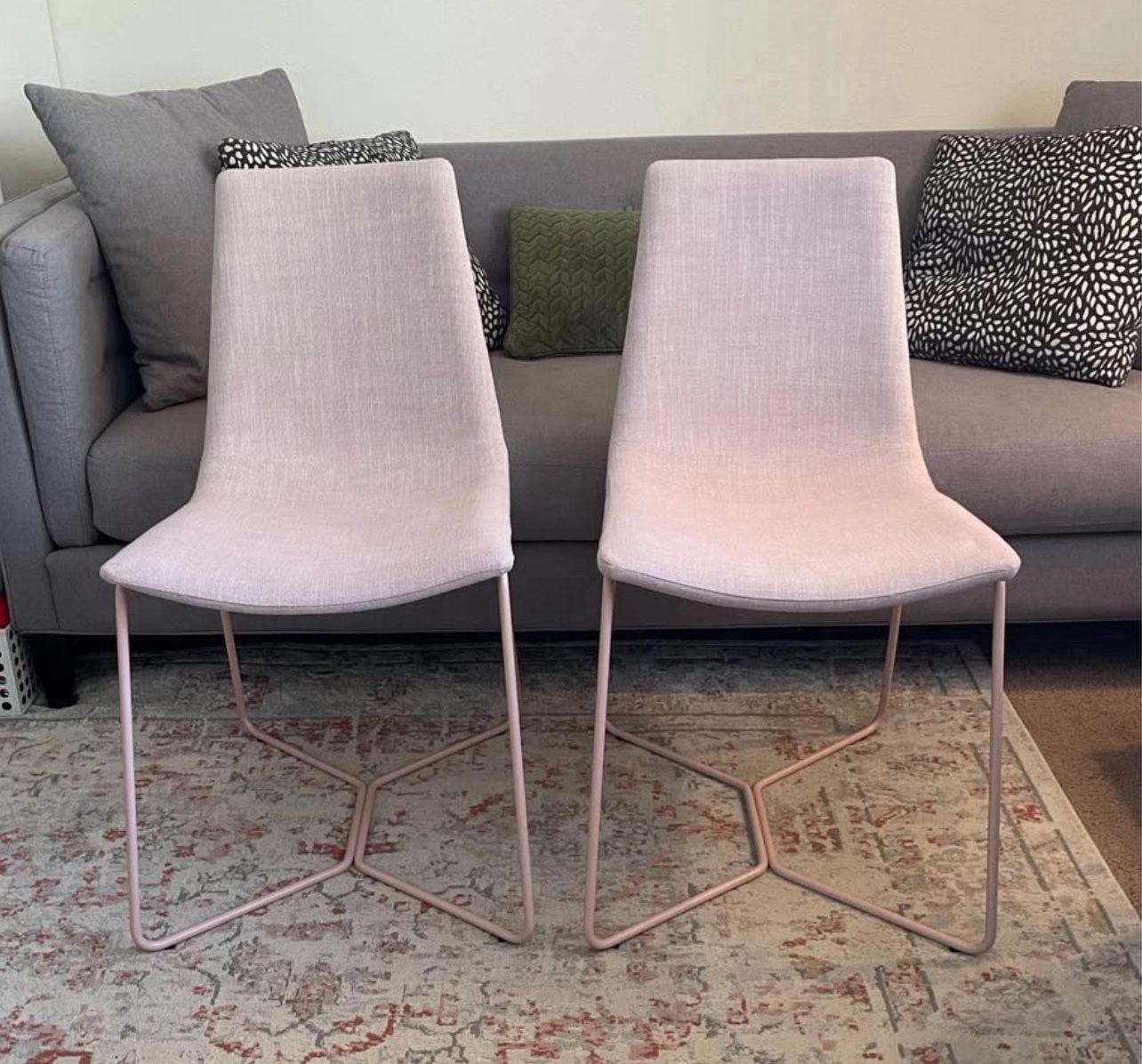 2 West Elm Slope Dining Chairs