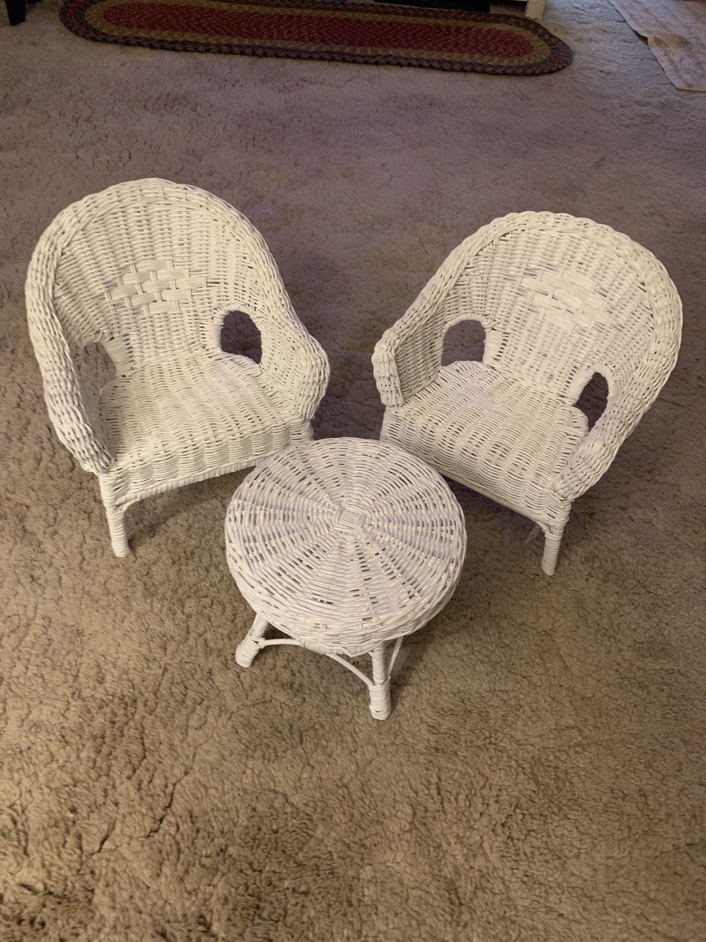 Child’s Table And Two Chairs (new)