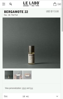 Le Labo Bergamote 22 Eau de Parfum 15ml