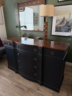 Drexel Mahogany Buffet Credenza