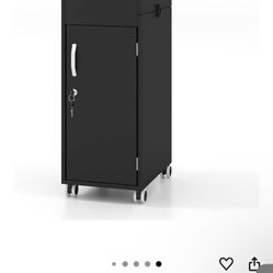 Salon Curling Iron Cabinet With Wheels