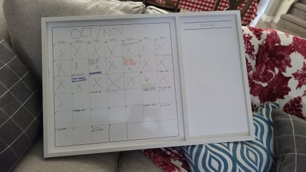 Dry Erase Calendar