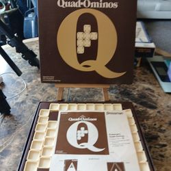 

Vintage 1978 Quad-Ominos Dominoes Family Strategy Game Pressman #4422 Complete
The Vintage 1978 Quad-Ominos Dominoes by Pressman is a family strateg
