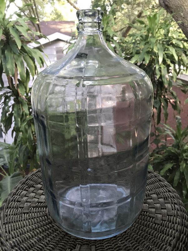 Vintage 5 gallon glass water bottle jug Chrissa Mexico for Sale in