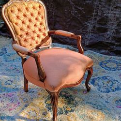 Pink Antique Victorian Chair
