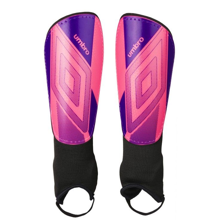Umbro Ceramica Peewee Soccer Shin Guards for Kids - Pink