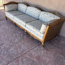 Antique Wood Couch