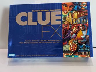Parker Brothers Electronic Talking Clue FX Board Game