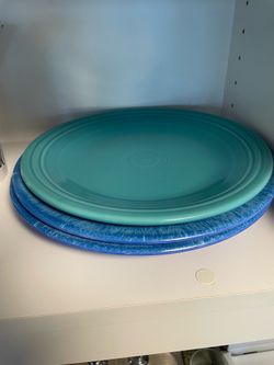 Turquoise Fiesta Ware Dinner Plate 11”