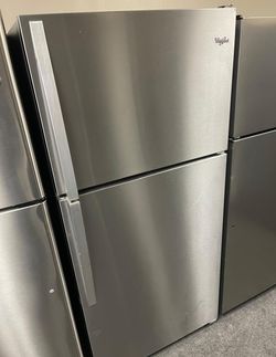 Whirlpool Top Mount Stainless Refrigerator
