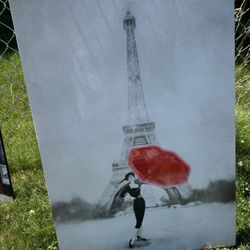 Painting Of Eiffel Tower 