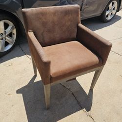 RH Morgan Track Leather Armchair