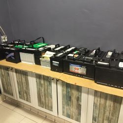 We Have New Batteries And Used.