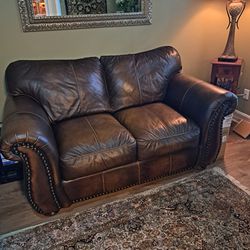 Top Grain NEW Leather Couch