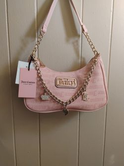 NEW JUICY SHOULDER BAG WITH TAGS, $25 CASH ONLY.