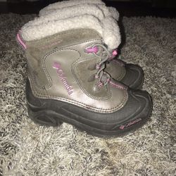 Columbia 200 Grams Omni Heat Girls Kids Youth Winter Boots Size 1 Y