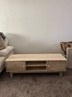 Light Wood TV Stand