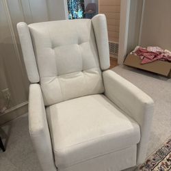 White Rocker/recliner