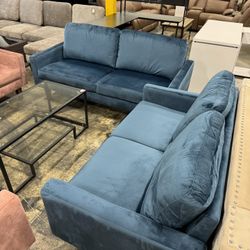 Living Room 2pcs Sofa Set / Juego de sofás de 2 piezas para sala de estar