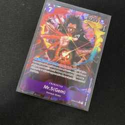 one piece mr. 5 op04-072 kingdoms of intrigue rare