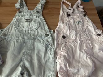 OshKosh Baby Overalls Bundle talla: 2
