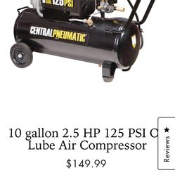 Central Pneumatic Compressor