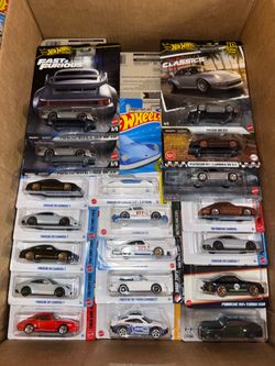 Hot wheels porsche collection.