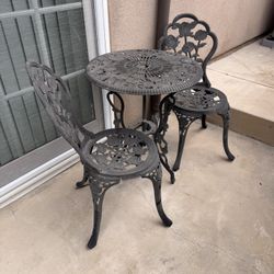 Outdoor Metal Patio Set
