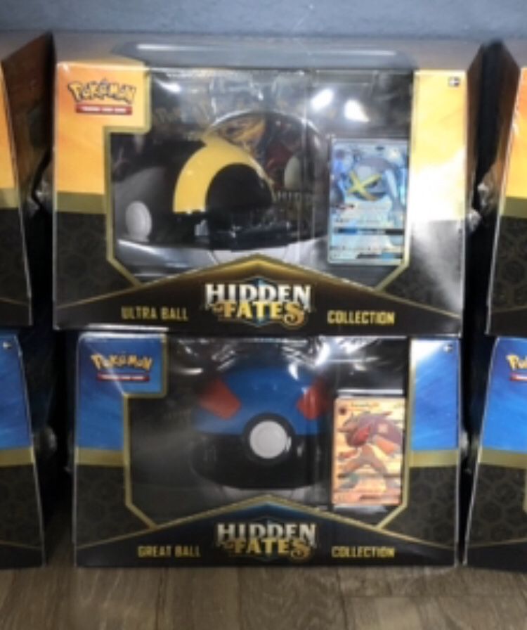 Pokemon - HIDDEN FATES - Great Ball / Ultra Ball Collection (FACTORY SEALED / UNOPENED)